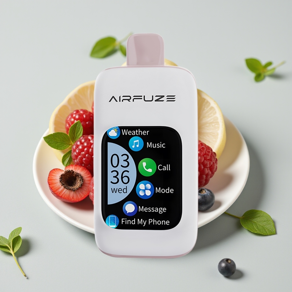 AirFuze Smart 30000 Puffs Disposable Pod Touchscreen Berry Burst Type-C 900mAh