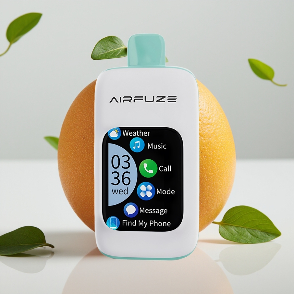 AirFuze Smart 30000 Puffs Disposable Vape Regenboog Fruit Burst met Touchscreen & Type-C