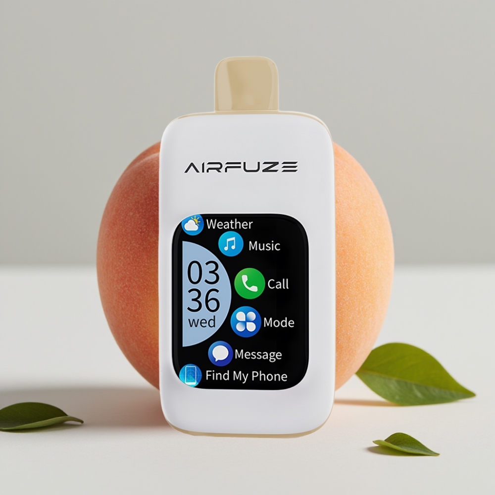 AirFuze Smart 30000 Puffs Disposable Vape Sappige Perzik met 5% Nicotine & Type-C Opladen