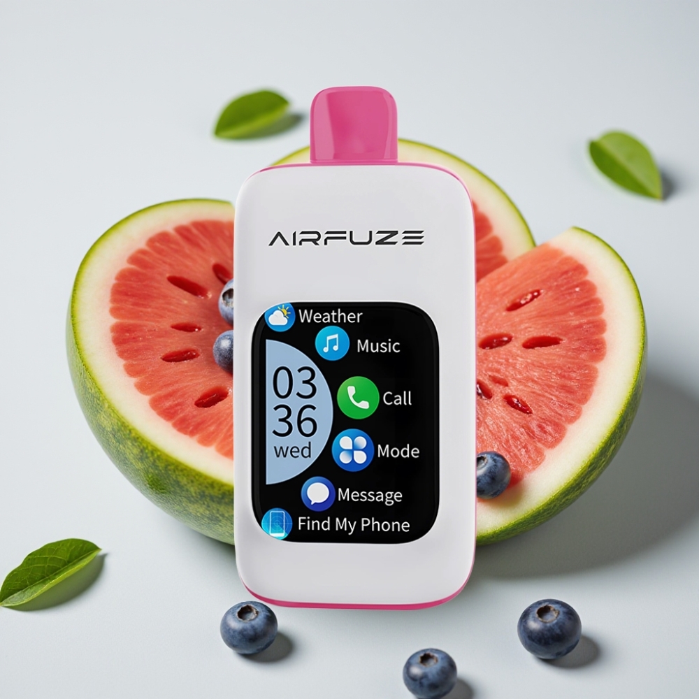 AirFuze Smart Pro 40000 Puffs Oplaadbare 20ML Blauwe Bes Watermeloen